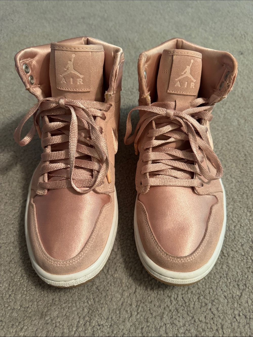 Women’s Nike Air Jordan 1 Retro High Season of Her Silt Red, Light Pink